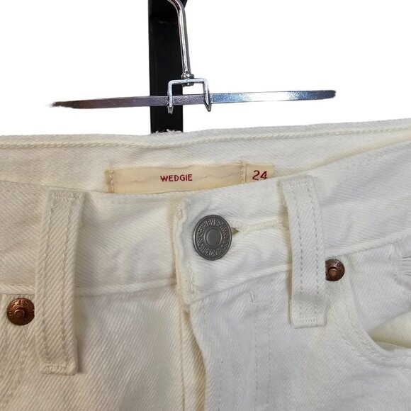 Levi's Womens Wedgie Crop Jeans Size 24 - Picture 5 of 10